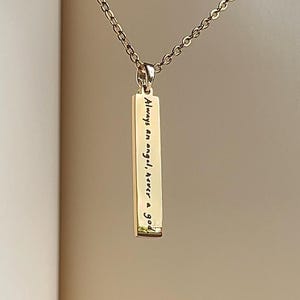 Always An Angel, Never A God - NSE Inspired Necklace - by Rosa Lia