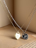 If It's Meant To Be | Engraved Heart Pendant | Stainless Steel Necklace product logo
