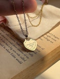 Forever Is The Sweetest - Back To Back Engrave - Cowboy Inspired Necklace - by Rosa Lia product logo
