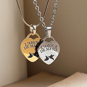 L’AMOUR DE MAVIE | Heart Shaped Billie Inspired Necklace - by Rosa Lia