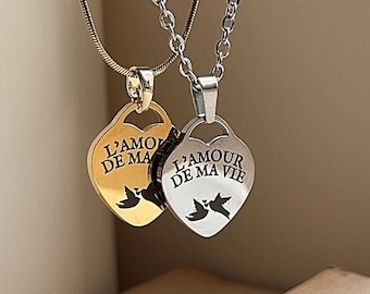 L'AMOUR DE MAVIE | Collier inspiré de Billie en forme de coeur - par Rosa Lia