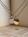 To Love Me Is To Suffer Me | Heart Pendant | Stainless Steel Necklace product logo