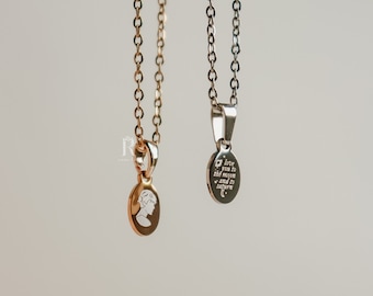 Seven - Folklore Inspired Necklace - Love you to the moon and to Saturn -  Rosa Lia