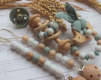 Dummy Chain | Dummy Holder | Dummy Clip | Silicone Dummy Chain | Silicone Beads Chain | Pacifier Chain | Newborn Baby Gift | Baby Gift