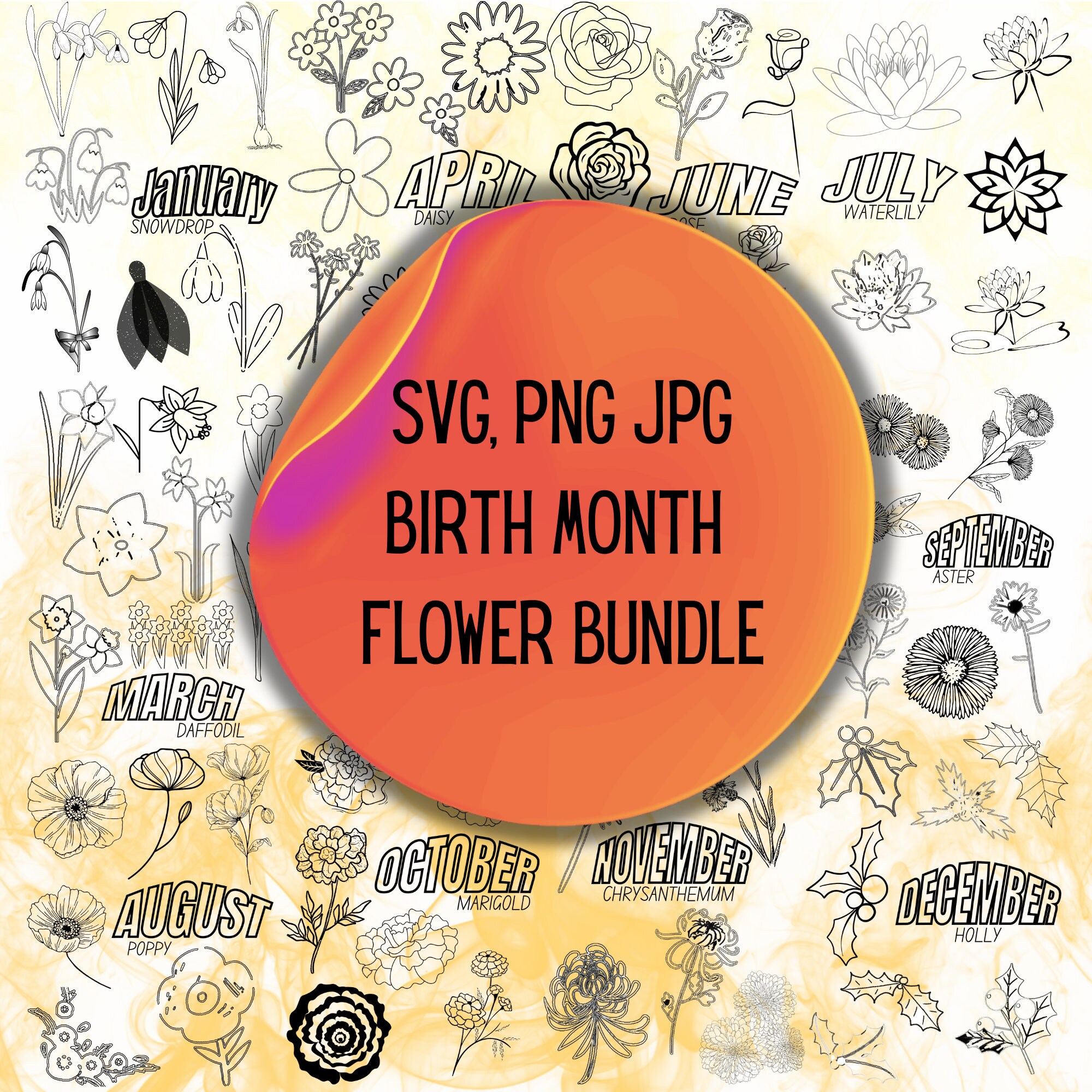 Birth Month Svg Bundle Flower Svg Birth Flower Svg Floral Etsy birth-month-svg-bundle-flower-svg-birth-flower-svg-floral-etsy