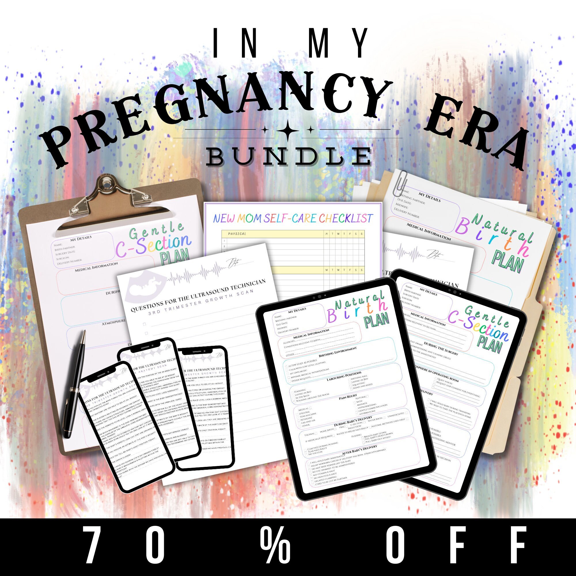Birth Plan Template Printable Editable Gentle C Section Birth Plan ...