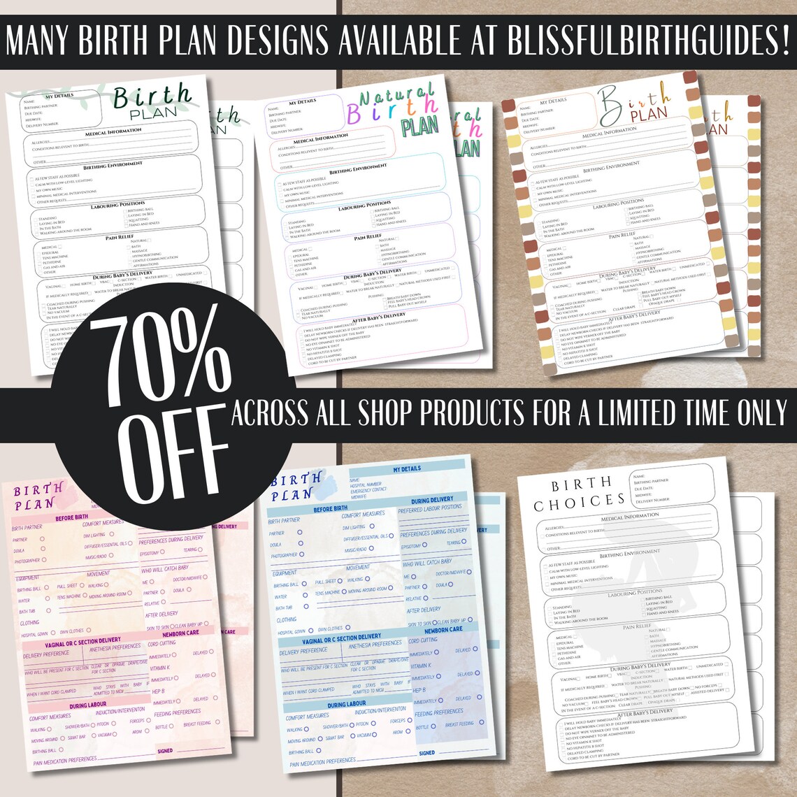 Birth Plan Template Editable Printable Gentle C Section Birth - Etsy