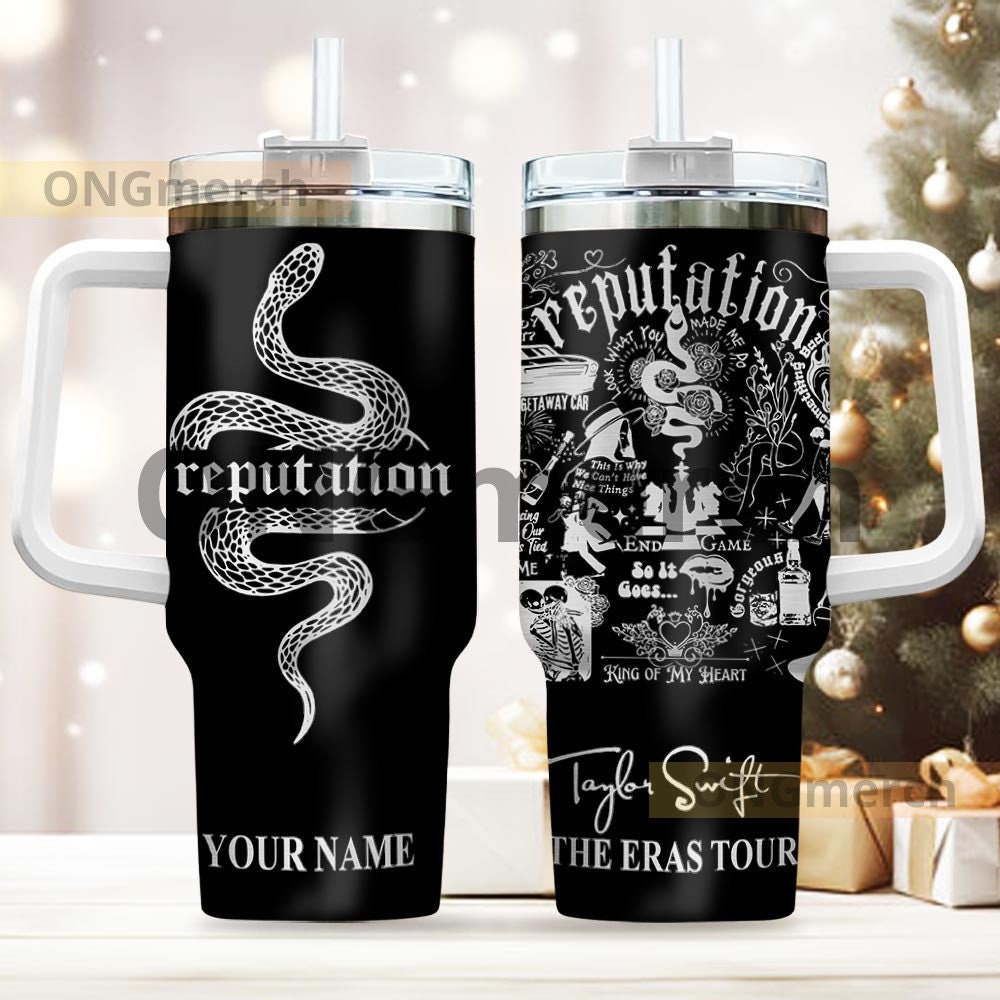 Taylor Swift Album Stanley 40oz Tumbler with Handle for Taylor's Fans - The  best gifts are made with Love