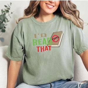 Verbotene Bücher Shirt, ich würde das lesen, Im mit dem verbotenen T-Shirt, Ban Bücher Shirt, ich las Ban Bücher Geschenk, Lehrerin Lesekleidung, Lehrer Geschenk