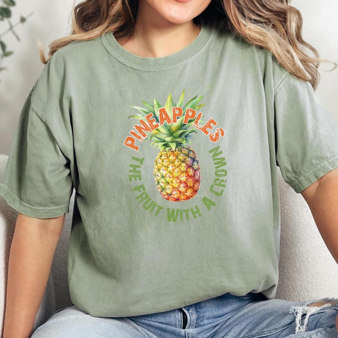 Women's Athletic V-Neck T-Shirt - Pineapple Paradise - Hibiscus Blush main image 1