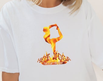 Hot Yoga Comfort Colors T-Shirt: Funny Workout Tee