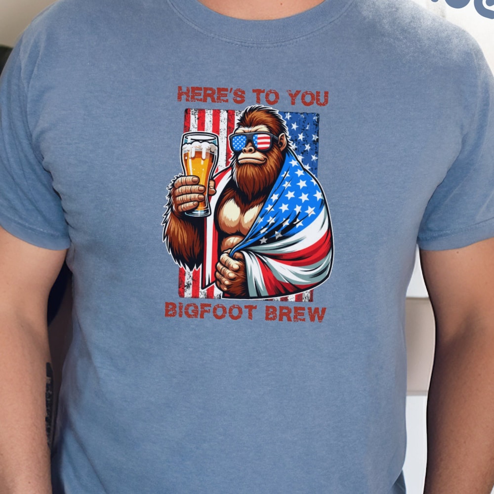Bigfoot Shirt, Bigfoot Brew, Sasquatch Shirt, Yeti Shirt, Funny Bigfoot Shirt, Camping Shirt, Hiking Shirt, Squatchin Shirt,Funny Beer Shirt Iconictees
