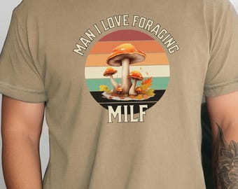 Koszulka retro do polowania na grzyby: Comfort Colors Mycology Tee