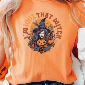 Witch Shirt, Funny Witch Shirt,100 That Witch, Sacred Witch Day, Witch Gift, Halloween Shirt, Sweet Witch, Witch Woman Gift, Fall, Magic Day