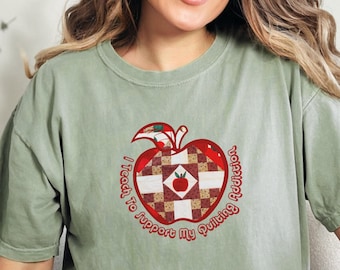 Funny Quilting Teacher Shirt: Comfort Colors Tee