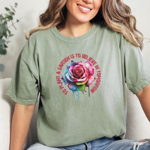 Gardener T Shirt, Plant Lover Shirt, Farmer T Shirt, Comfort Colors Garden, Gift For Gardeners, Botanical Shirt, Gardening Shirt, Garden