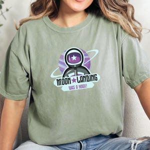 Conspiracy Theorist TShirt, Moon Landing is Fake Shirt, Conspiracy Theory Gift, Tshirt for Conspiracy Believer Moon Landing Shirt