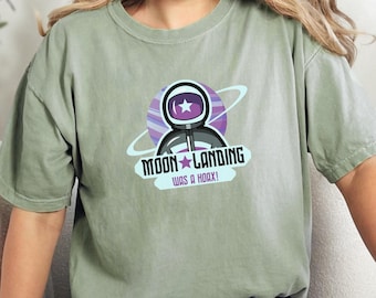 T-shirt Moon Landing Hoax: cadeau voor gelovige samenzwering