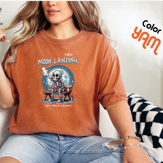 Moon Landing Hoax T-Shirt Gift For Truthers And Theorists Moon Landing Hoax T-Shirt Gift For Truthers And Theorists