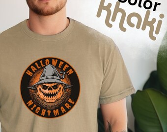 Momster Halloween Shirt: Skull Pumpkin Comfort Colors Tee