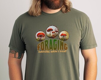Shirt met paddenstoelen: Comfort Colors Mycology-T-shirt