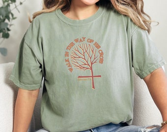 Kristna komfortfärger T-shirt: Bibelvers, religiös gåva