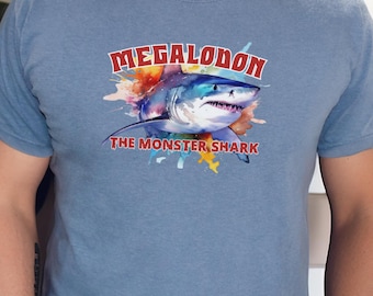 Megalodon Shark Shirt: Funny Conspiracy Tee - Comfort Colors