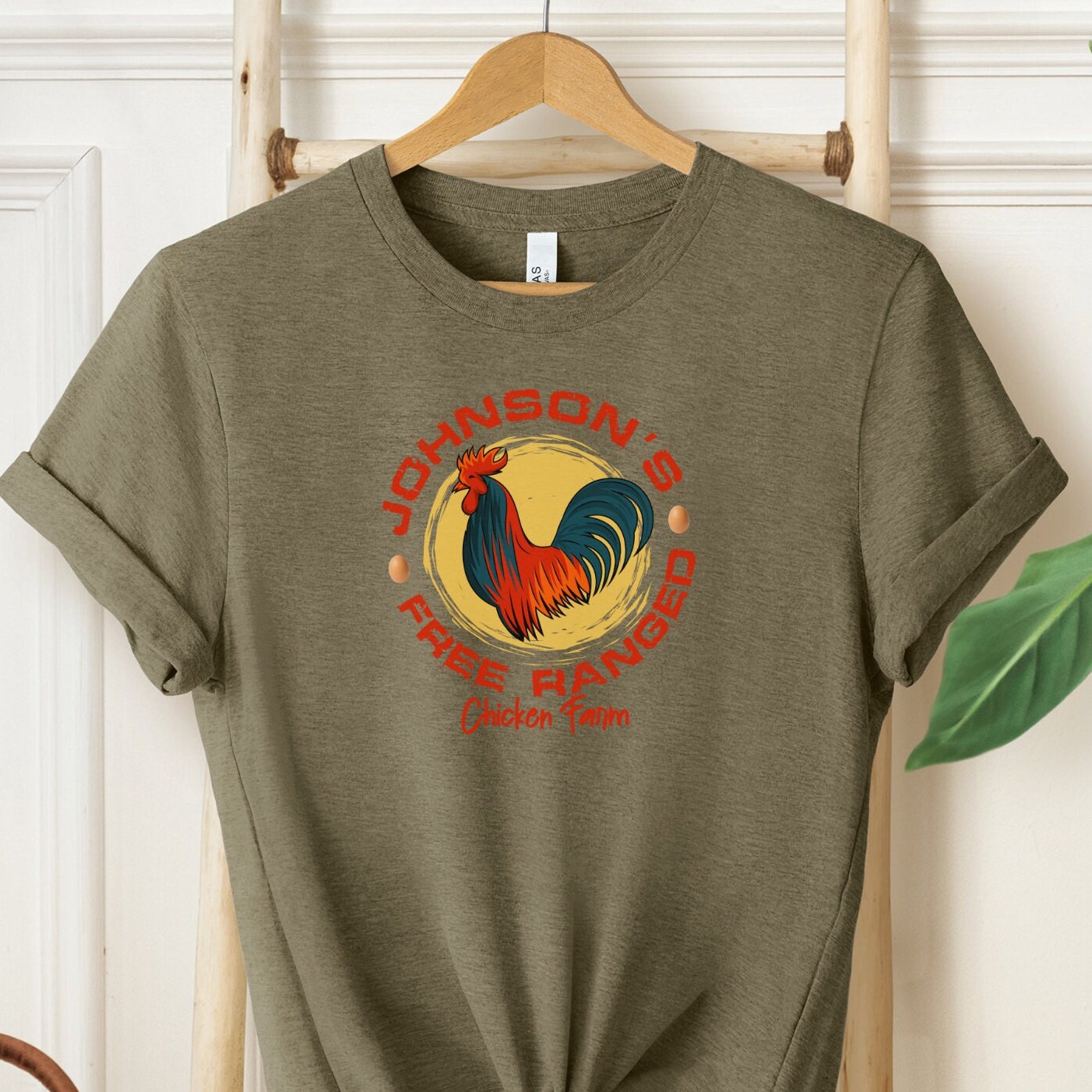 Free Range Chicken Farm T-shirt: Unisex Rooster Tee - Etsy