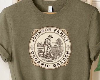 Custom Garden Shirt: Organic Gardener Gift Tee