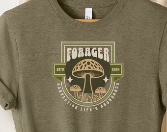 Mushroom Hunting T-Shirt: Retro Forager Tee
