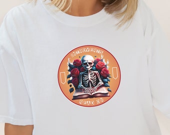 Introverted Book Club Shirt: Vintage Bookworm Comfort Colors Tee