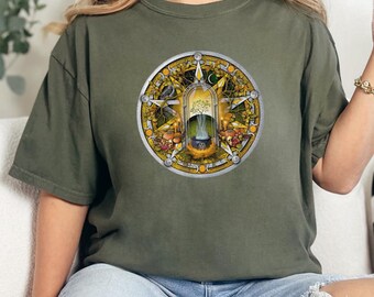 Samhain Wheel of The Year Shirt: Comfort Colors Pagan Witch T-Shirt