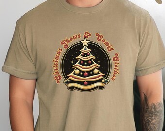 Comfy Clothes Christmas Tree T-Shirt: Holiday Movie Tee