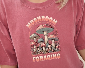 Camiseta de recolección de hongos: Camiseta de micología de colores cómodos