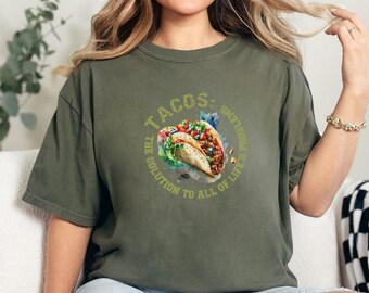 Funny Taco Tuesday Shirt: Comfort Colors Cinco de Mayo Tee