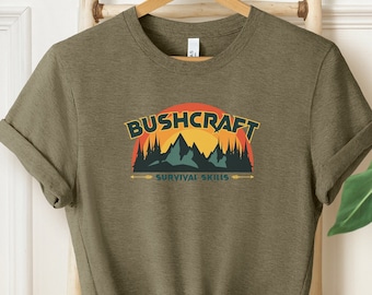 Bushcraft T-Shirt: Wilderness Survival Skills, Ancient Ways