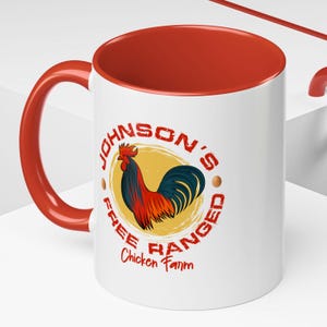 Chicken Mug, Free-Range Mug, Funny Chicken, Farm Fresh Mug, Hen Humor, Chicken Lover, Eggcellent Mug, Chicken Art, Farmhouse Mug, Cluck Mug