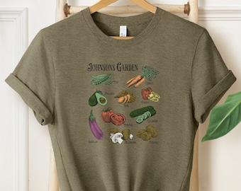 Custom Garden Vegetable Shirt: Gardener Gift