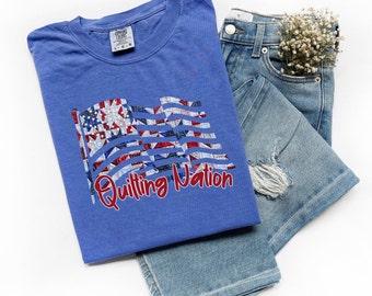 Funny Sewing Shirt, Comfort Colors, Seamstress, Quilting Shirt, Quilter Gift, 4th July tshirt, Sewing Gift, Sewing t-shirt, Quilt Lover Gift