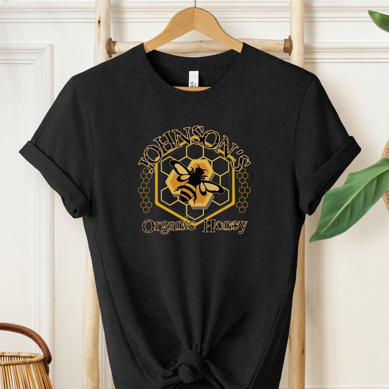 Honeycomb Bee T-shirt: Beekeeper Gift, Bee Hive Design - Etsy