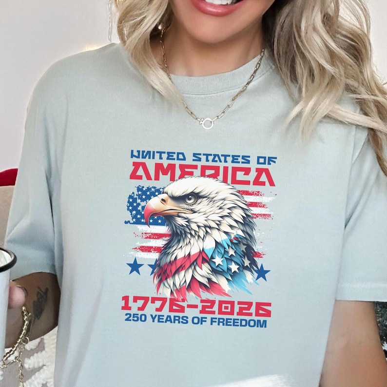 America 250th Anniversary Shirt Eagle