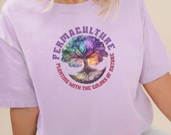 Permaculture Shirt: Food Forest Graphic Tee - Comfort Colors