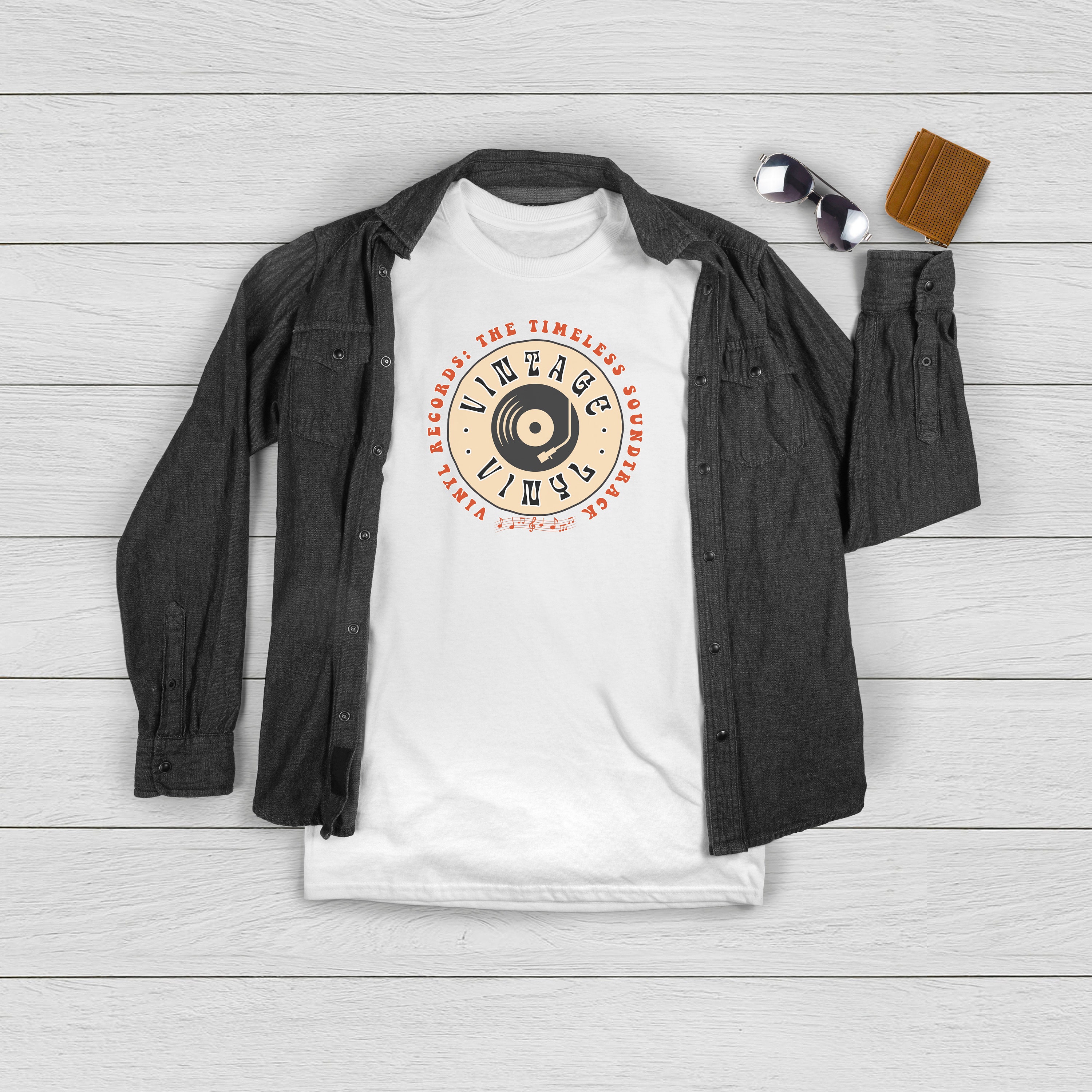 Vinyl Records, Customs Vinyl Record Shirt, Vinyle Records, Customer