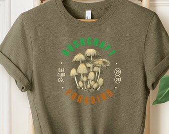 Koszulka z nadrukiem „Mycology” do polowania na grzyby
