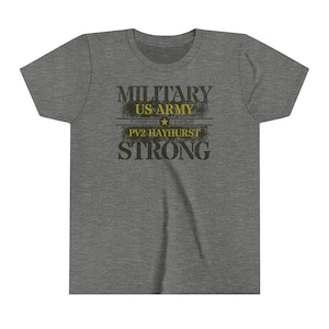 Youth Size Custom Family Day Bootcamp Graduation T-Shirt Military Graduation, Custom Military Matching Family T-Shirt Bootcamp Personalized