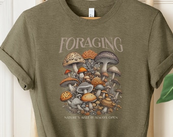 Mushroom Hunting T-Shirt: Morel Foraging, Mycology Tee