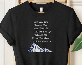 Elevate & Conquer T-Shirt, Gym Lover Gift, Motivational Workout Tee