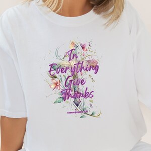 Christian Comfort Colors, Bible Verse, Christian Crew, Religious Gift, Jesus Shirt, Christian Apparel T Shirt, Baptism Gift for Her