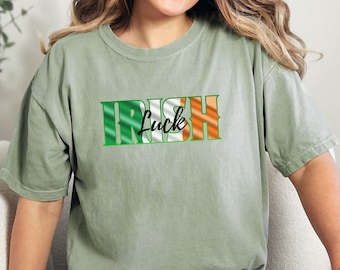 Comfort Colors Irish Luck Shirt: St Patricks Day Tee