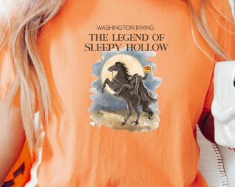 Headless Horseman Halloween-T-shirt - Sleepy Hollow Legend-shirt